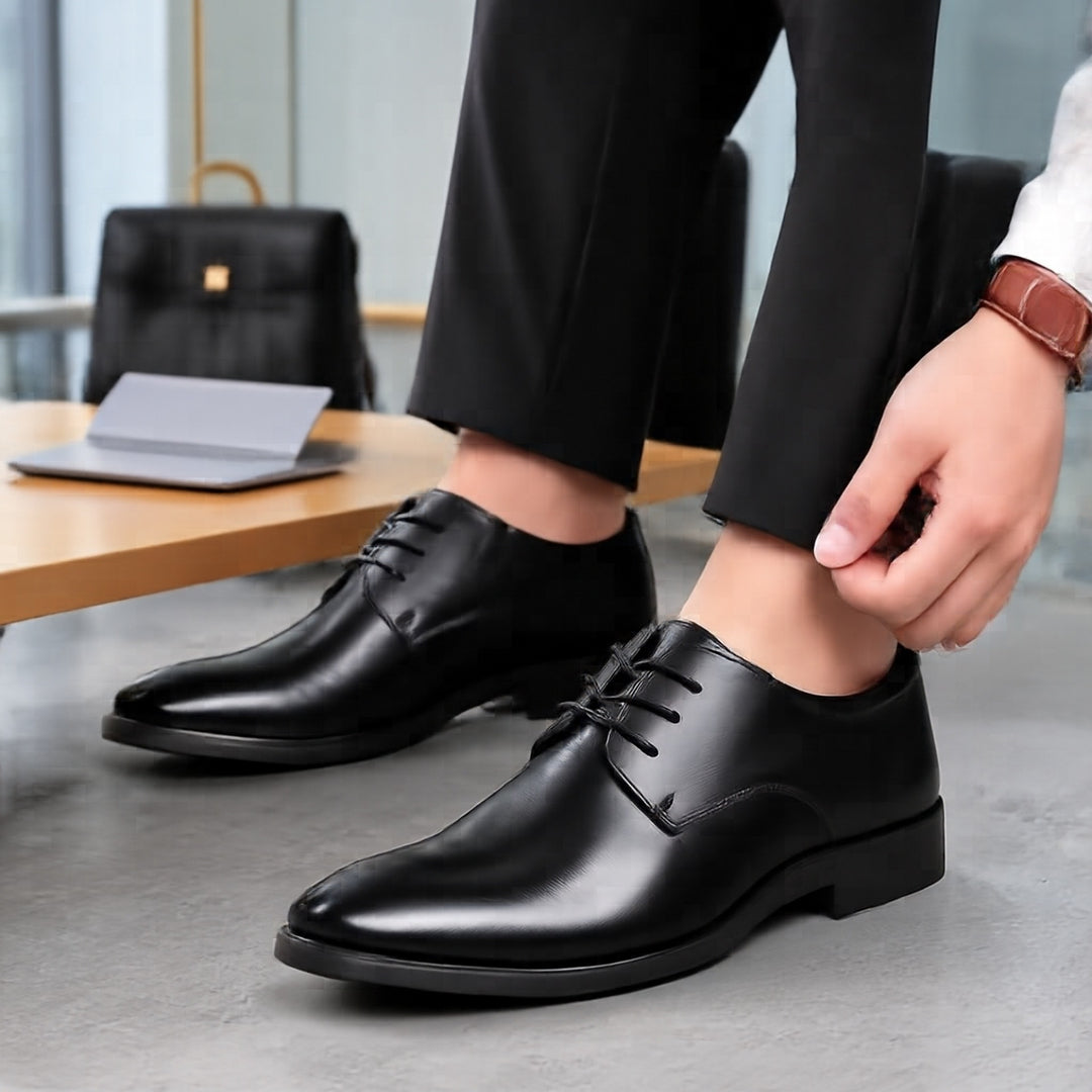 Herren Elegante Lederschuhe Drune
