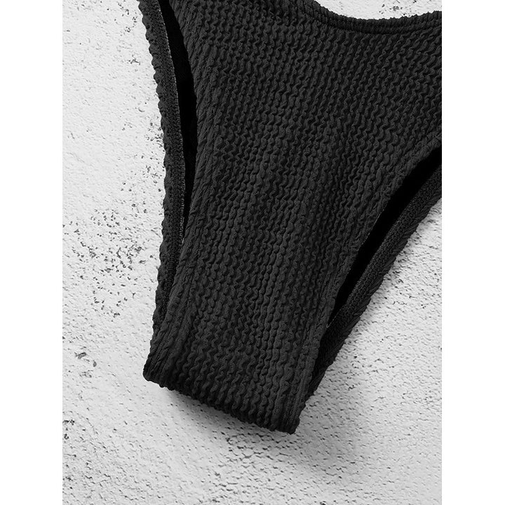 Damen Bikiniset mit gepolstertem Oberteil und hohem Beinausschnitt Drune