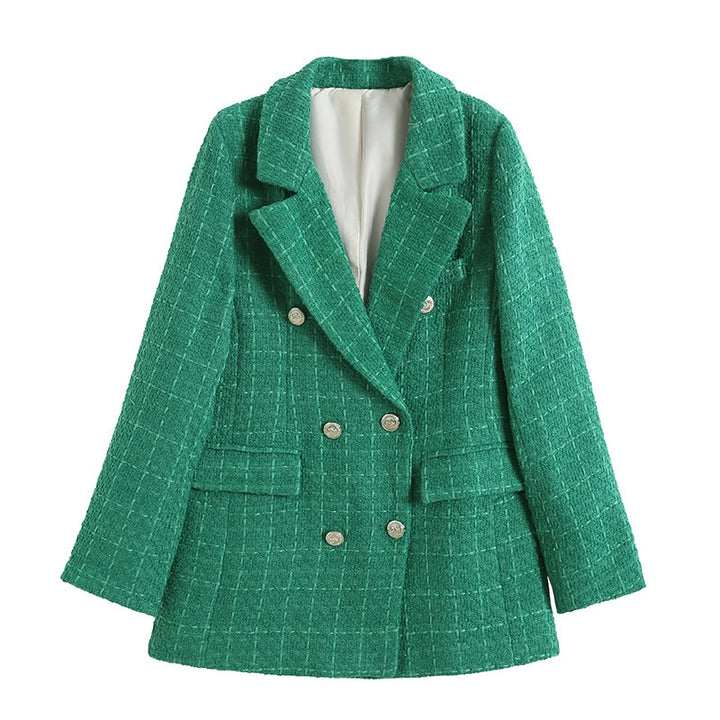 Damen Doppelt-knöpfige Blazerjacke