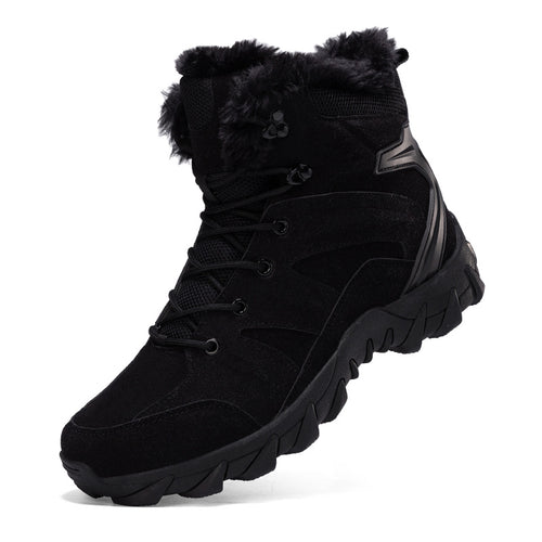 Damen Gefütterter knöchelhoher Winter‑Outdoor‑Boot mit Kunstfellfutter und griffiger Trailprofilsohle Drune