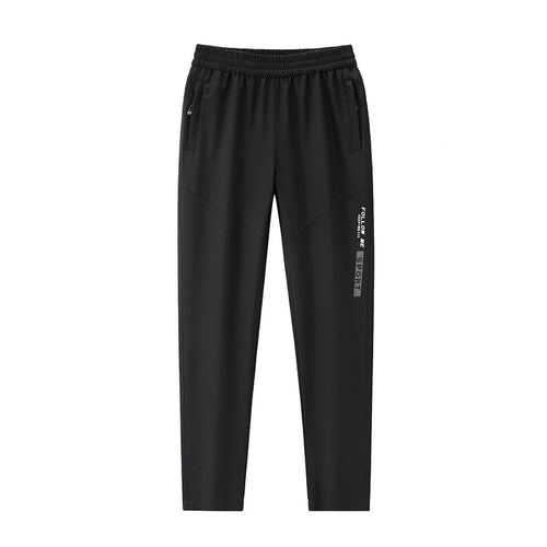 Herren Sportive tapered Jogginghose mit elastischem Bund, Reißverschlusstaschen und atmungsaktivem Funktionsmaterial Drune