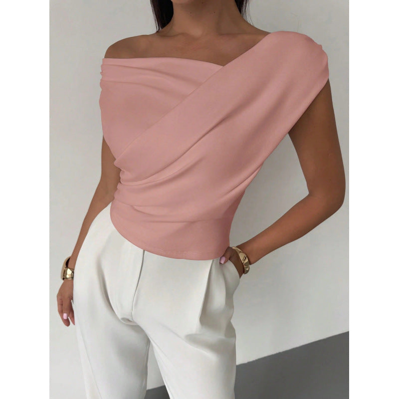 Damen Wickeloberteil mit weichem Stoff und elegantem Design Drune