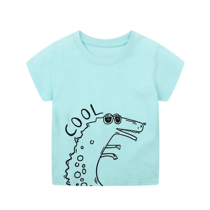 Jungen Kurzarm T-Shirt und Shorts Set Drune
