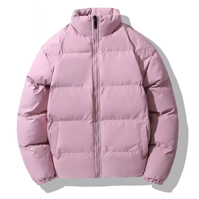 Damen Kurz geschnittene Thermo-Pufferjacke mit Stehkragen und minimalistischer Zipperfront Drune