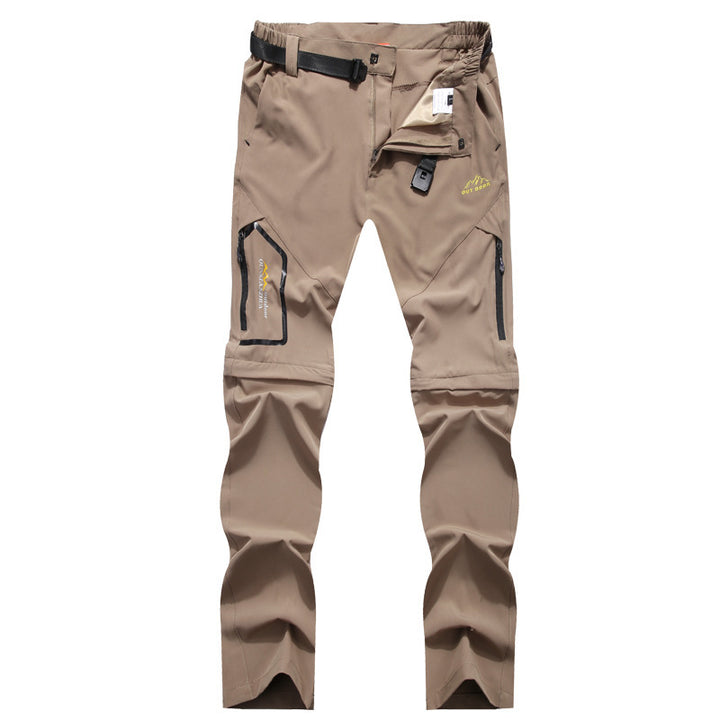Damen multifunktionale Outdoor-Hose mit elastischem Bund und praktischen Reißverschlusstaschen Drune