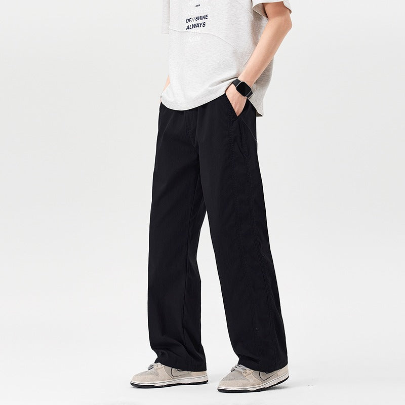 Damen Bequeme Weitgeschnittene Stoffhose Drune