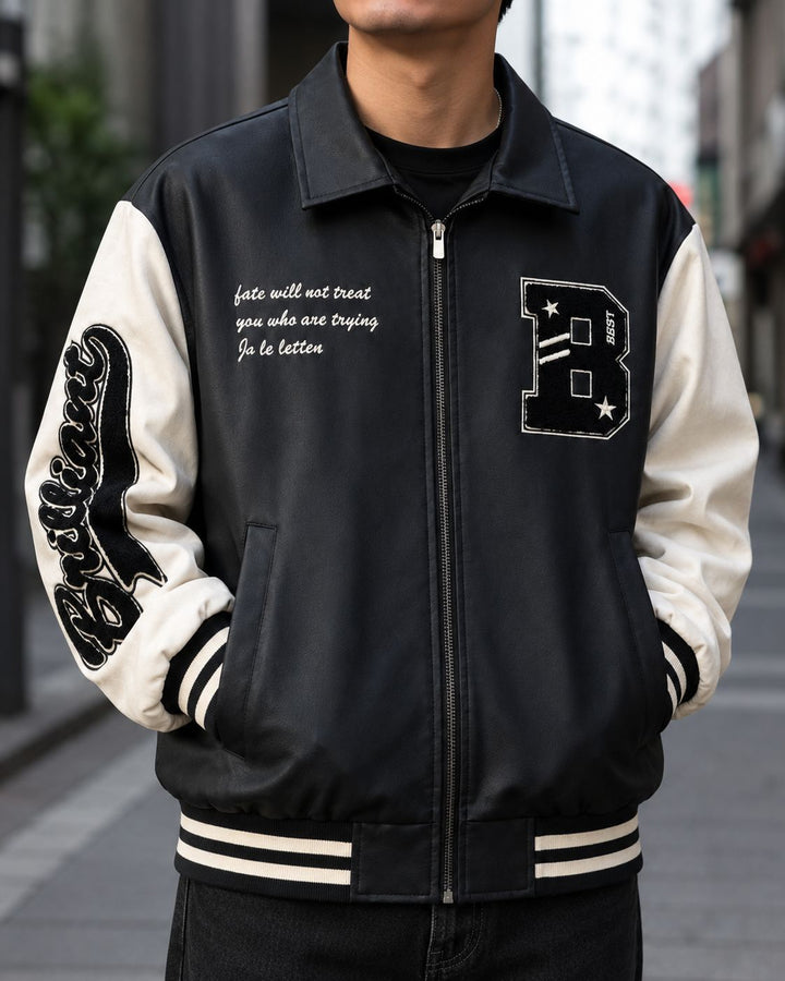 Herren Modische Collegejacke Drune
