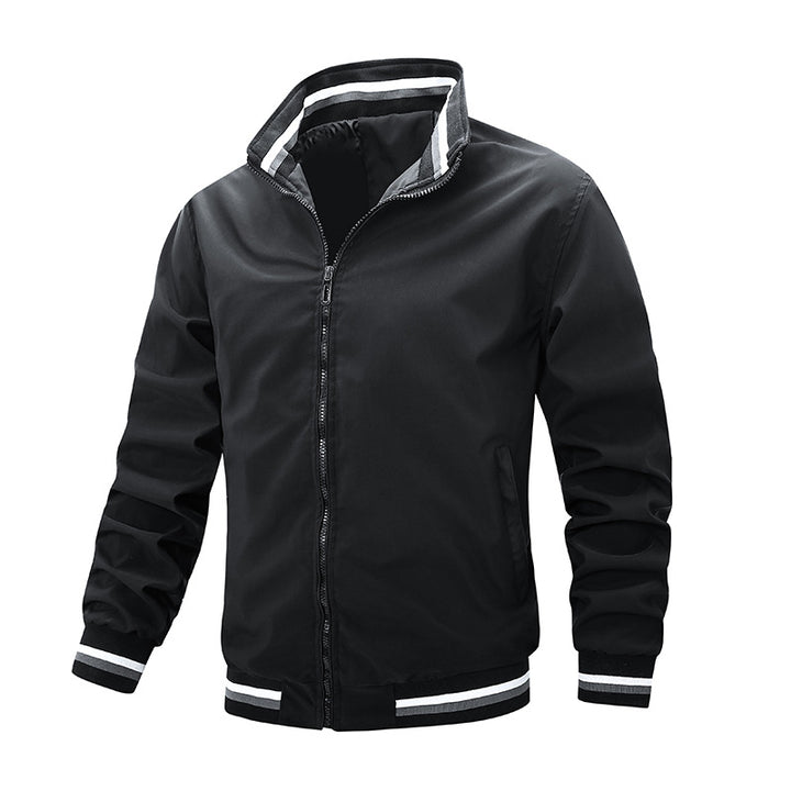 Herren Sportliche Übergangsjacke mit kontrastierenden Akzenten Drune
