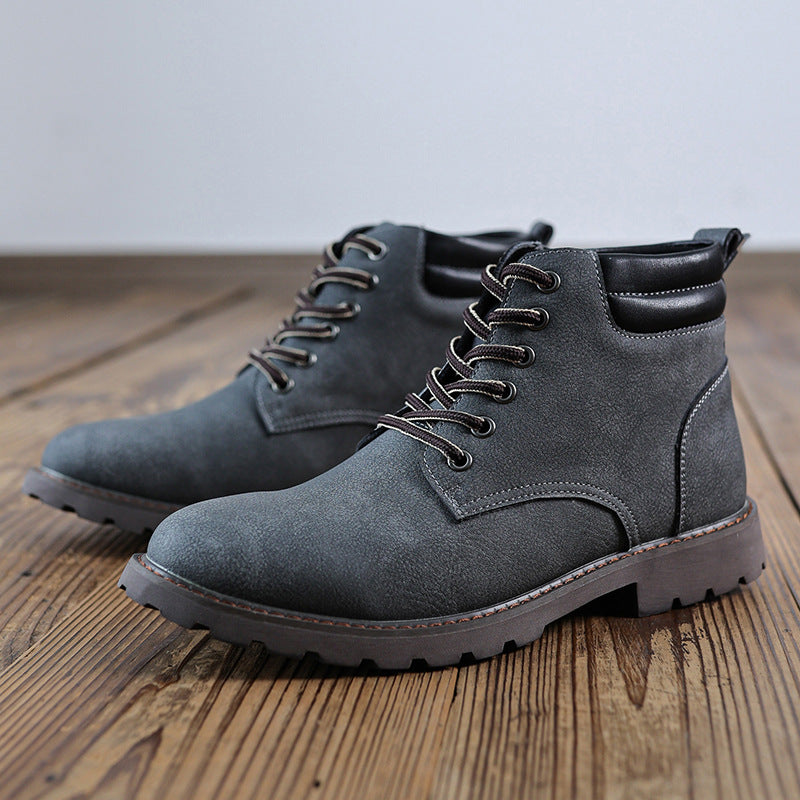 Herren Casual Schnürstiefel Drune
