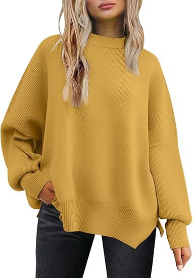 Damen lockerer Strickpullover Drune