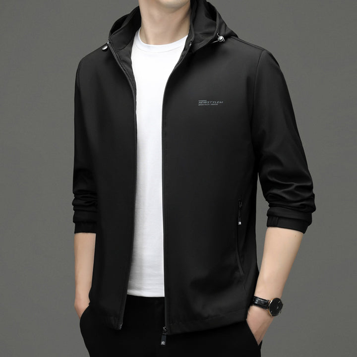 Herren leichte Sportjacke mit atmungsaktiver Membran und praktischen Taschen Drune