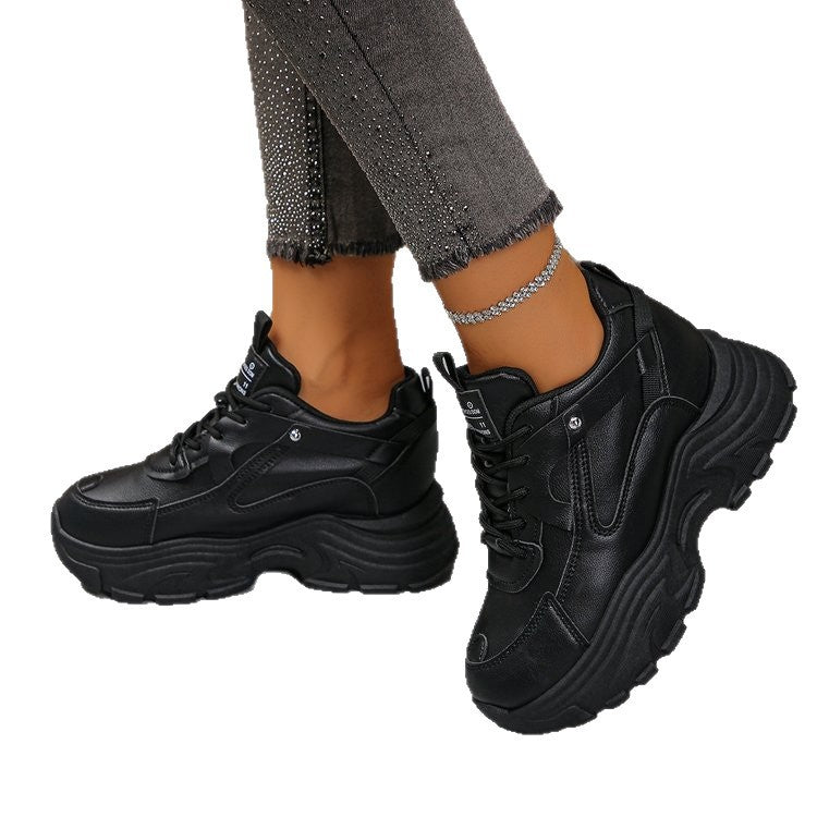 Damen Chunky‑Plateau‑Sneaker mit skulpturierter Profilsohle und gepolstertem Schaft Drune
