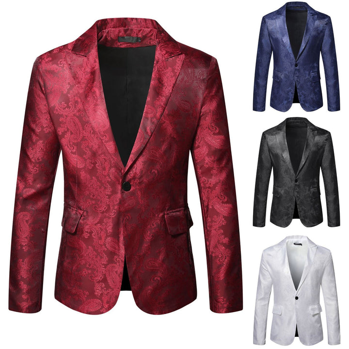 Herren festlicher Blazer mit kunstvollem Muster Drune