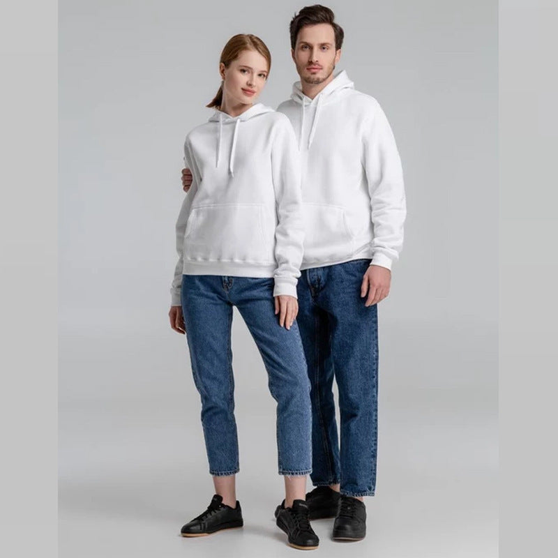 Unisex nan minimalistischer Heavyweight Kapuzenpullover aus French‑Terry mit verdeckter Kängurutasche und schmaler Silhouette Drune
