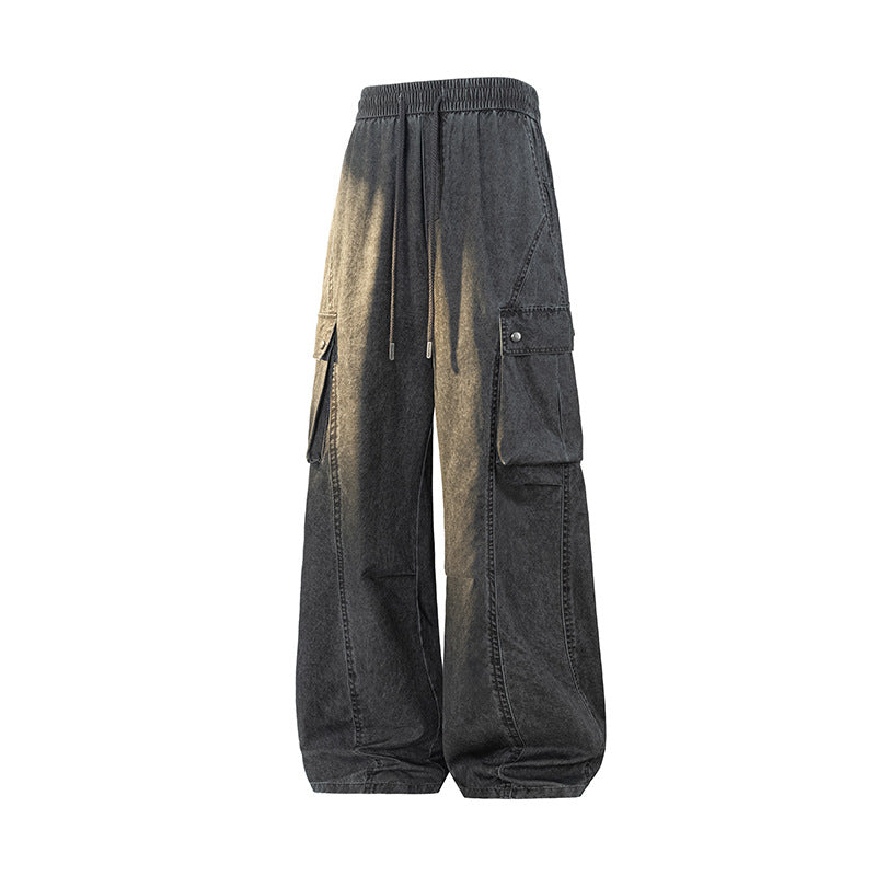 Damen Weite Baggy-Cargohose Drune
