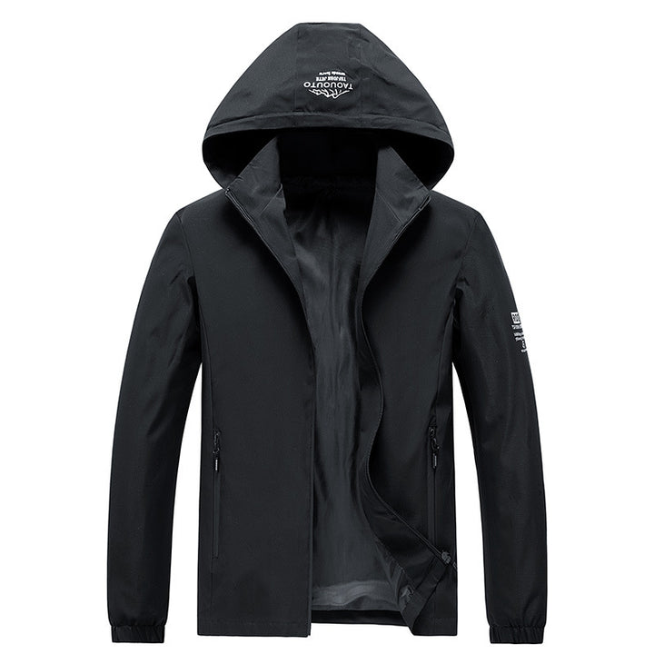 Herren Technische Outdoorjacke mit hohem Kragen Drune