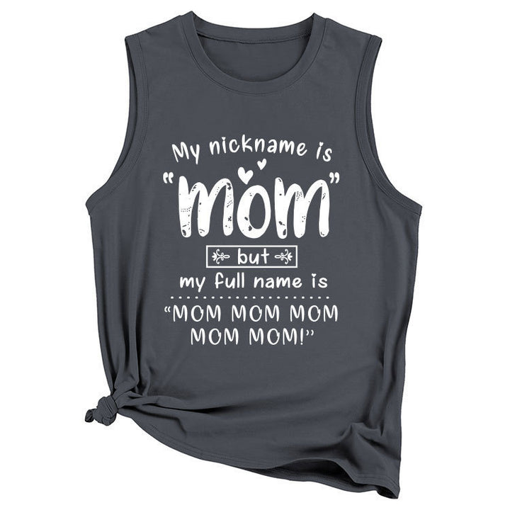 Frauen Verspielt Grafik Tanktop Drune
