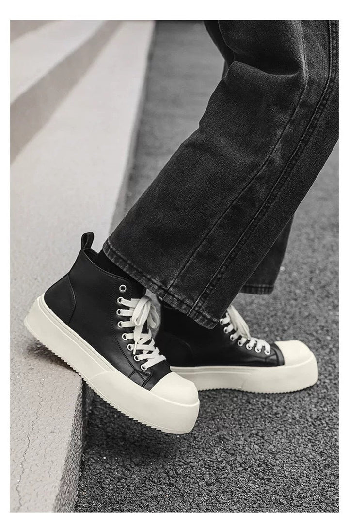 Damen Hochschaft Sneakers mit stylischem Plateau und robustem Obermaterial Drune
