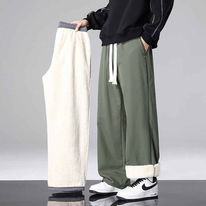 Damen Kuschelige Fleece Freizeithose