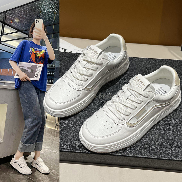Damen lässige Sneakers mit modischem Design und dämpfender Außensohle Drune