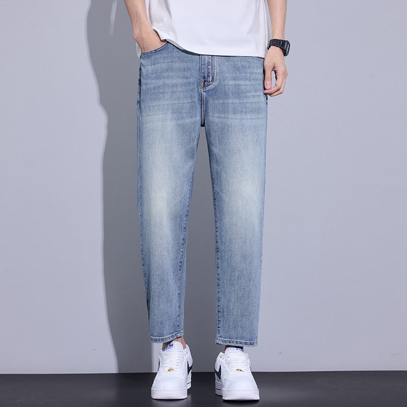 Herren Bequeme Relaxed Fit Jeans Drune