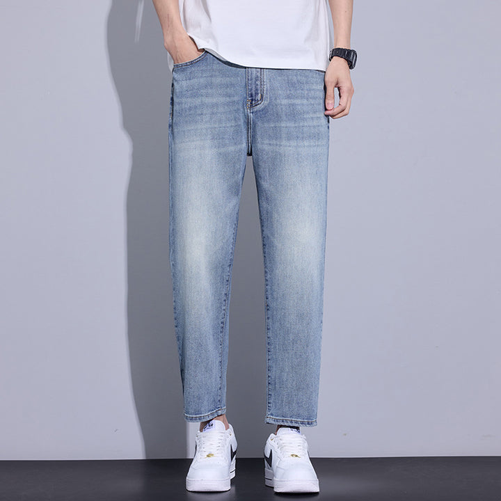 Herren Bequeme Relaxed Fit Jeans Drune