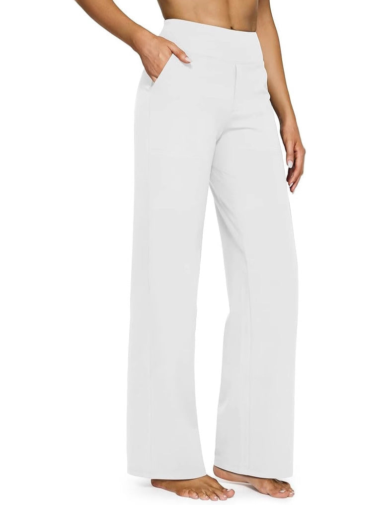 Damen weite Sporthose mit hoher Taille Drune