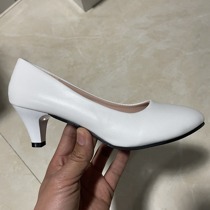 Damen nan klassische Pumps mit niedrigem Kitten-Absatz und gepolsterter Komfortinnensohle Drune