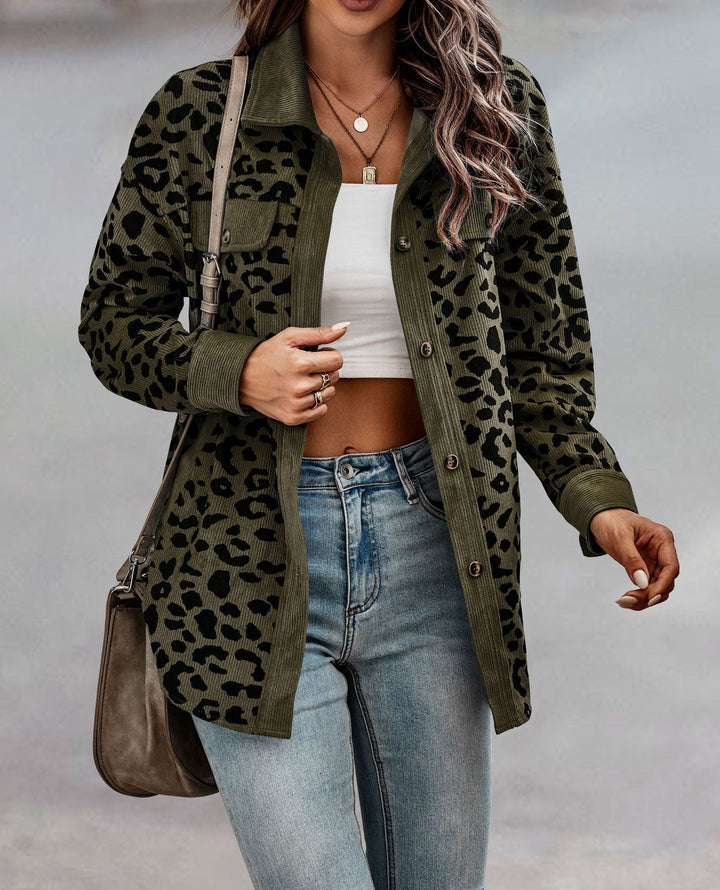 Damen lässige und modische Karo-Jacke Drune