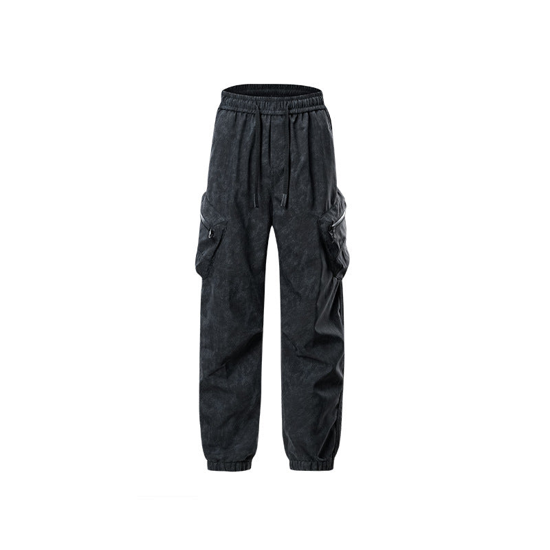 Damen Übergangs‑Cargohose im Vintage‑Wash mit elastischem Komfortbund und Multifunktionsseitenstaschen Drune