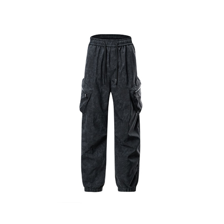 Damen Übergangs‑Cargohose im Vintage‑Wash mit elastischem Komfortbund und Multifunktionsseitenstaschen Drune
