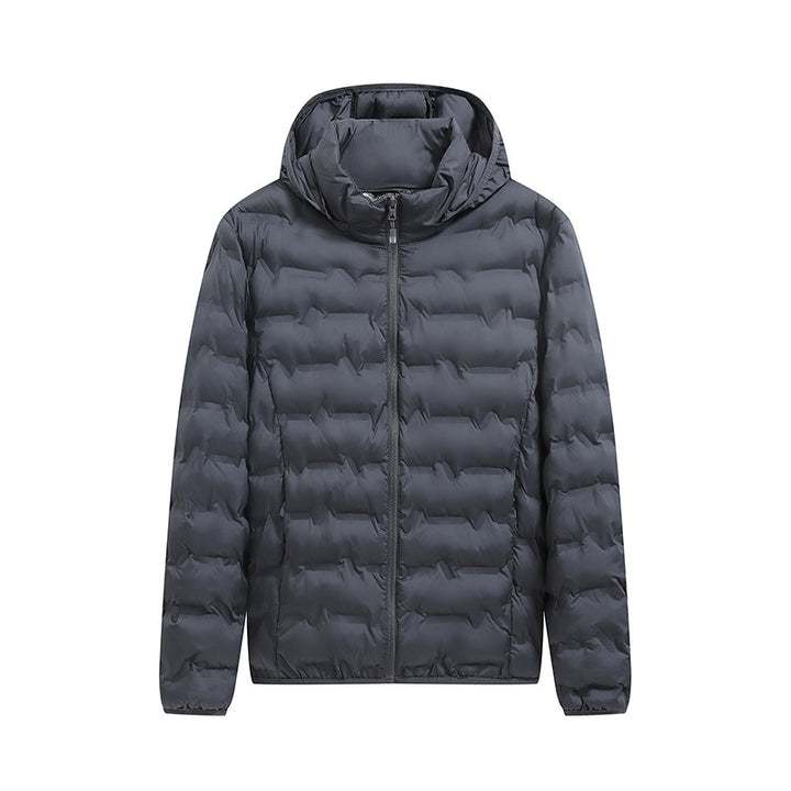 Herren Praktische Steppjacke mit Kapuze Drune