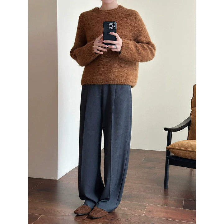 Damen Elegante und bequeme weite Anzughose Drune