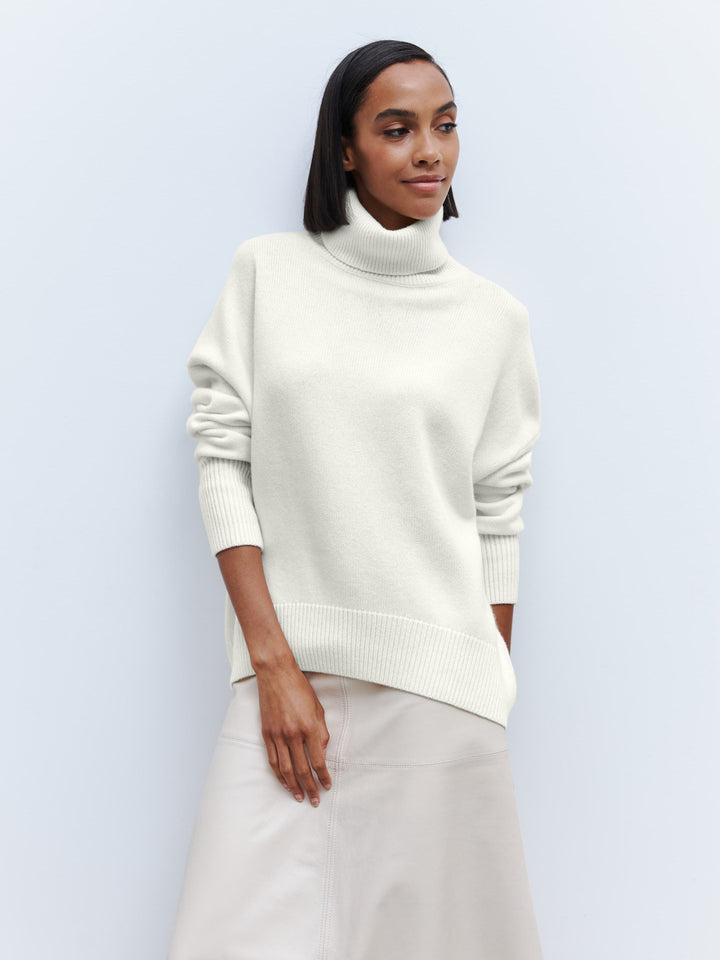Damen Turtleneck-Pullover Drune