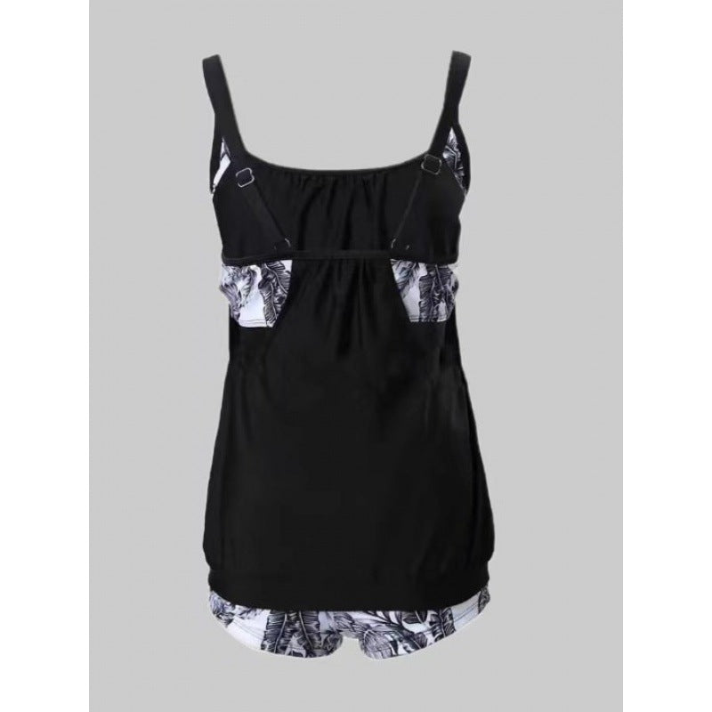 Damen Tankini-Set mit raffinierten Rüschendetails und sportlichem Schnitt Drune
