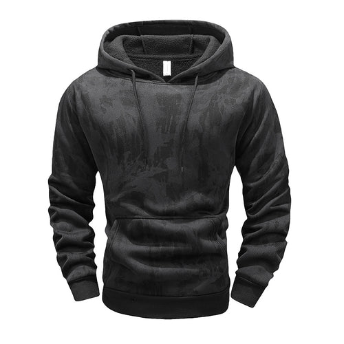 Herren Warm gefütterter Kapuzenpullover
