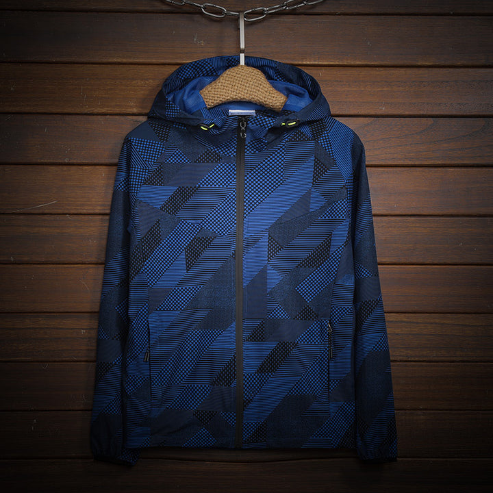 Herren Sportliche Leichtgewicht Jacke Drune