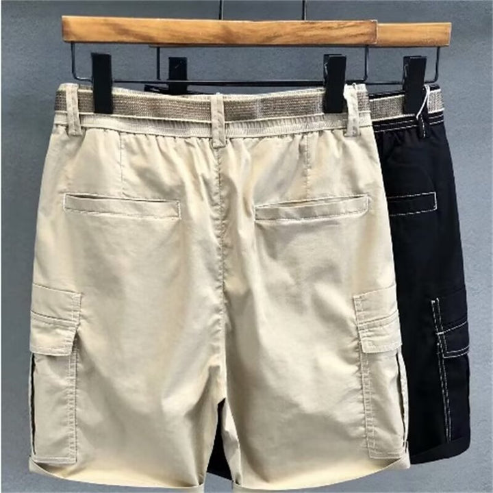 Herren Cargo-Shorts mit praktischen Seitentaschen und verstellbarem Bund Drune