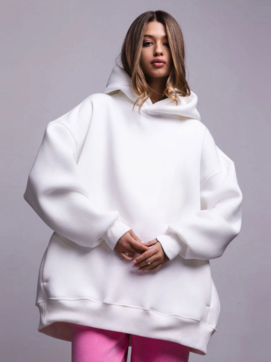 Damen bequemer Oversized Hoodie Drune