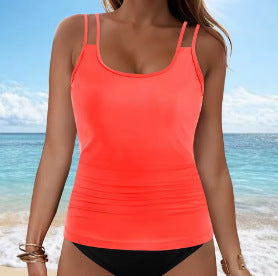 Damen Tankini-Oberteil mit modischem Rüschendesign Drune