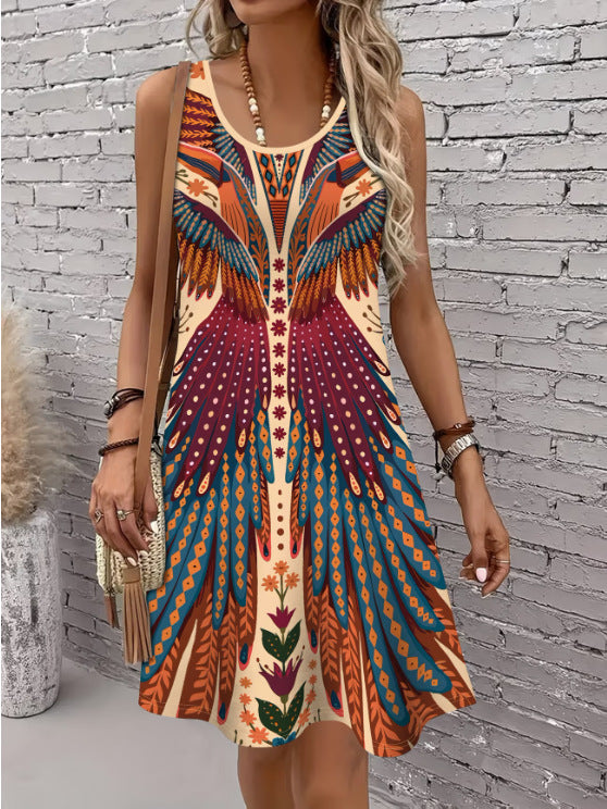 Drune | Stylisches Sommer Boho Halter Kleid