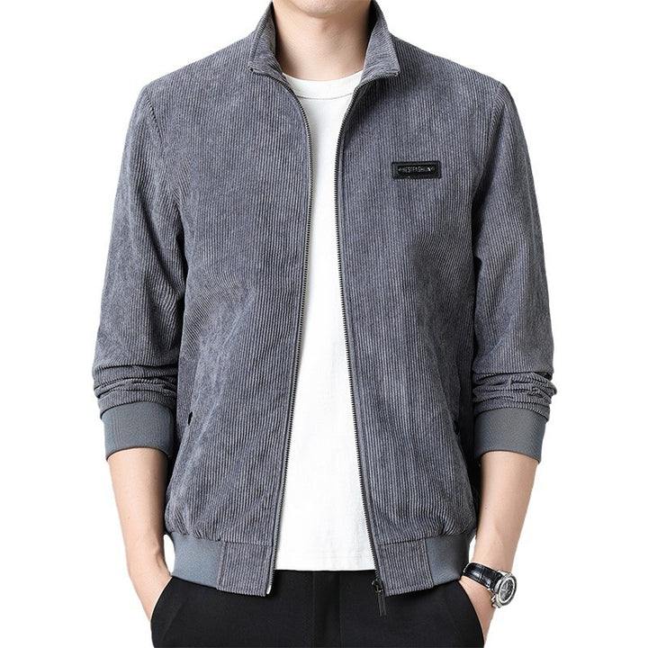Herren Modische Steppjacke mit kragen Drune