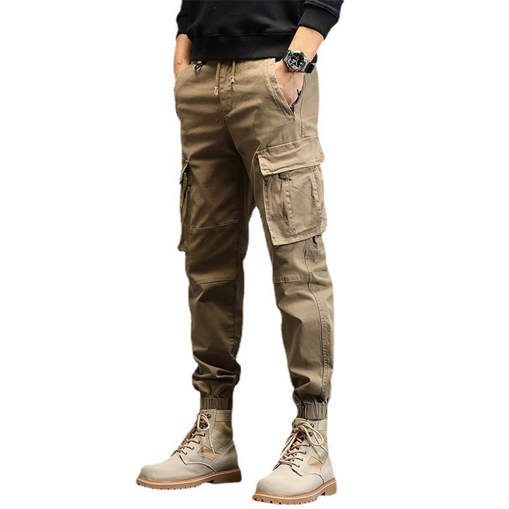 Herren Cargo-Joggerhose mit multifunktionalen Cargotaschen und elastischem Saum Drune