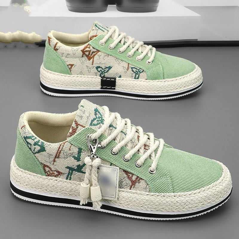 Damen Elegante und stylische Sneakers mit raffinierten Stickereien und bequemer Sohle Drune