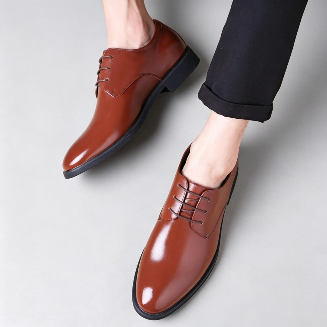 Herren Elegante Schnürschuhe aus hochwertigem Leder Drune