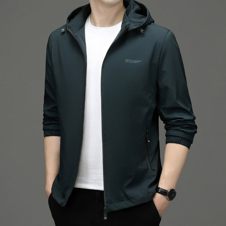Herren leichte Sportjacke mit atmungsaktiver Membran und praktischen Taschen Drune