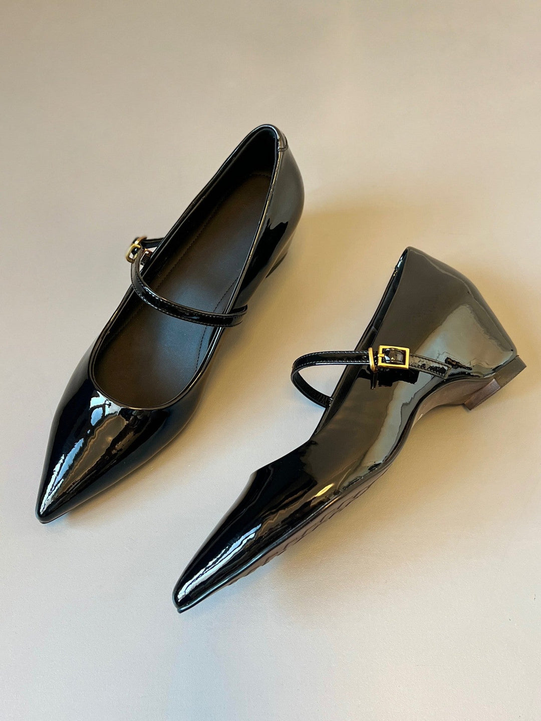 Damen elegante Ballerinas mit dekorativem Riemchen Drune