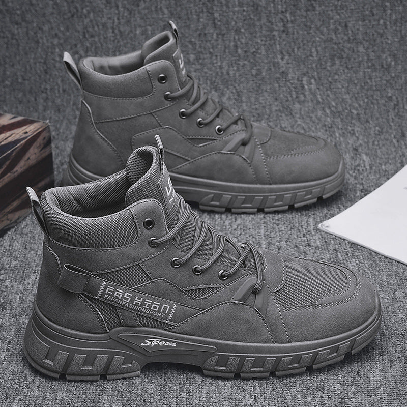 Herren robuste hochgeschnittene Utility-Boots mit Cordura-Einsätzen verstärkter Zehenkappe und stoßdämpfender Offroad-Sohle Drune
