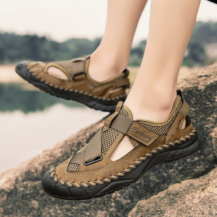 Damen Atmungsaktive Outdoor-Sandalen mit verstellbaren Riemen Drune