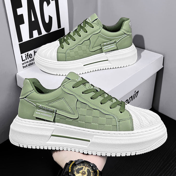 Damen Komfortable Plateausneaker mit trendiger Oberflächenstruktur Drune